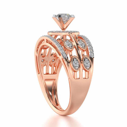 Zarina Solitaire Ring - Rose Gold - Image 3