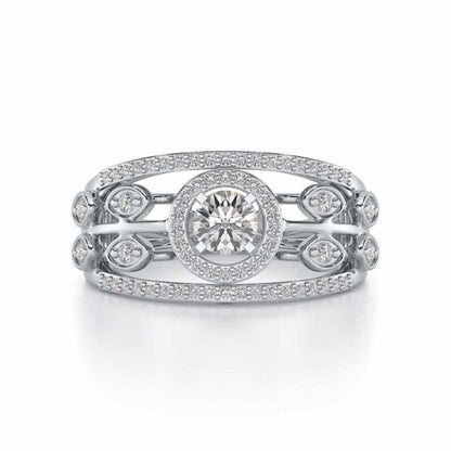 Zarina Solitaire Ring - White Gold - Image 4