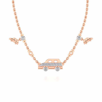 Zoom Silver Pendant - Rose Gold - Image 2