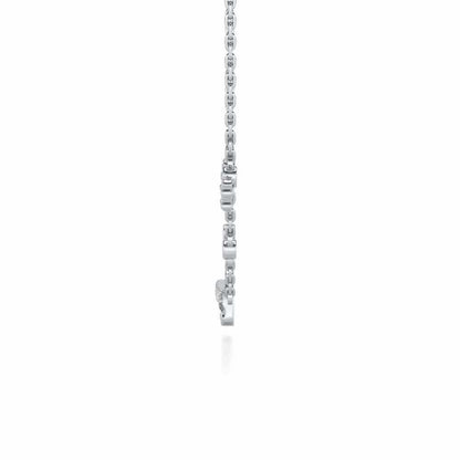 Zoom Silver Pendant - White Gold - Image 4
