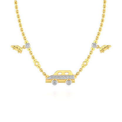 Zoom Silver Pendant - Yellow Gold - Image 2