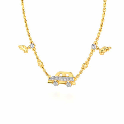 Zoom Silver Pendant - Yellow Gold - Image 3