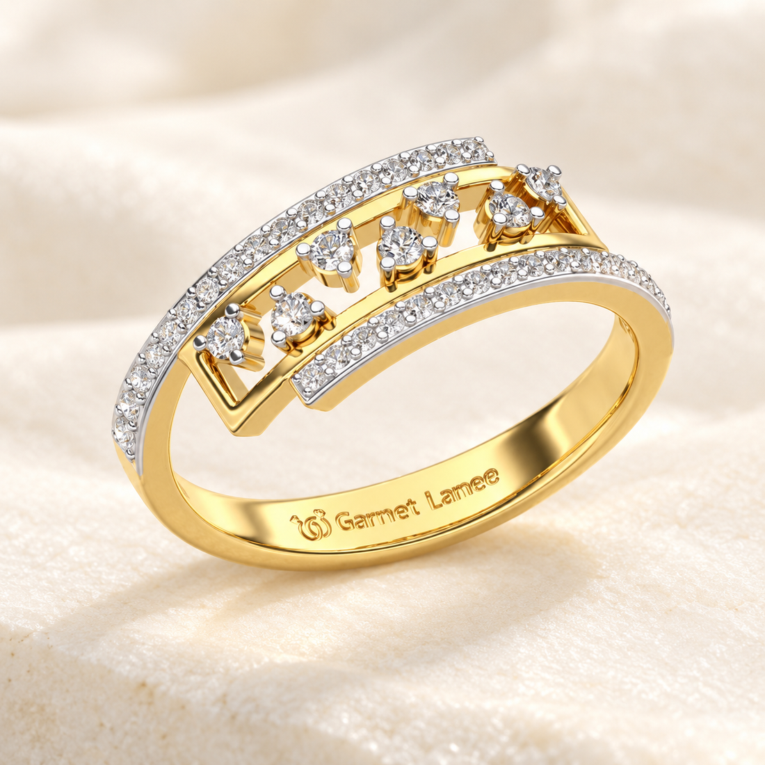 Accord Silver Band Ring