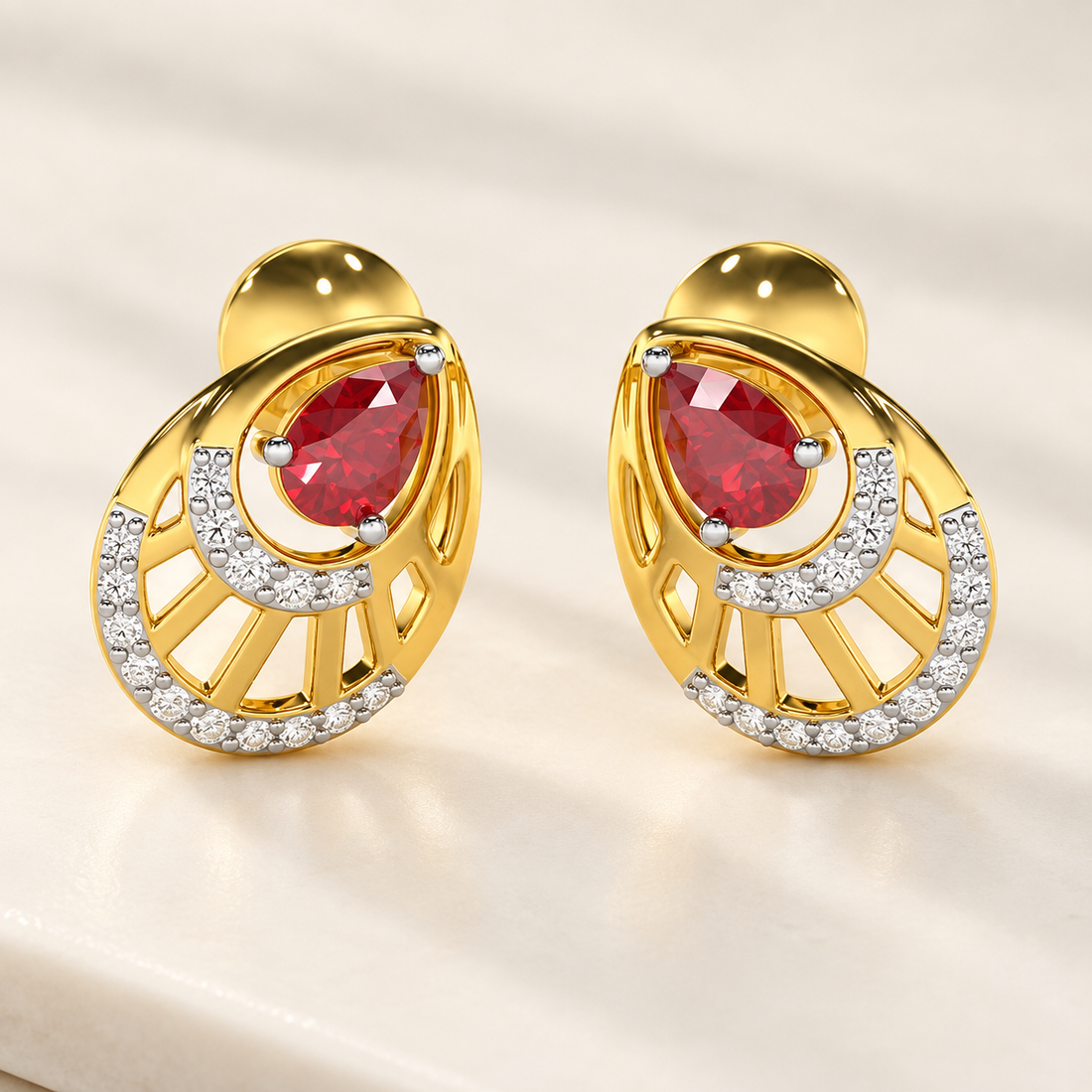 Adele Drop Silver Earrings