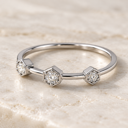 Captivating Charm Silver Ring square aesthetic image