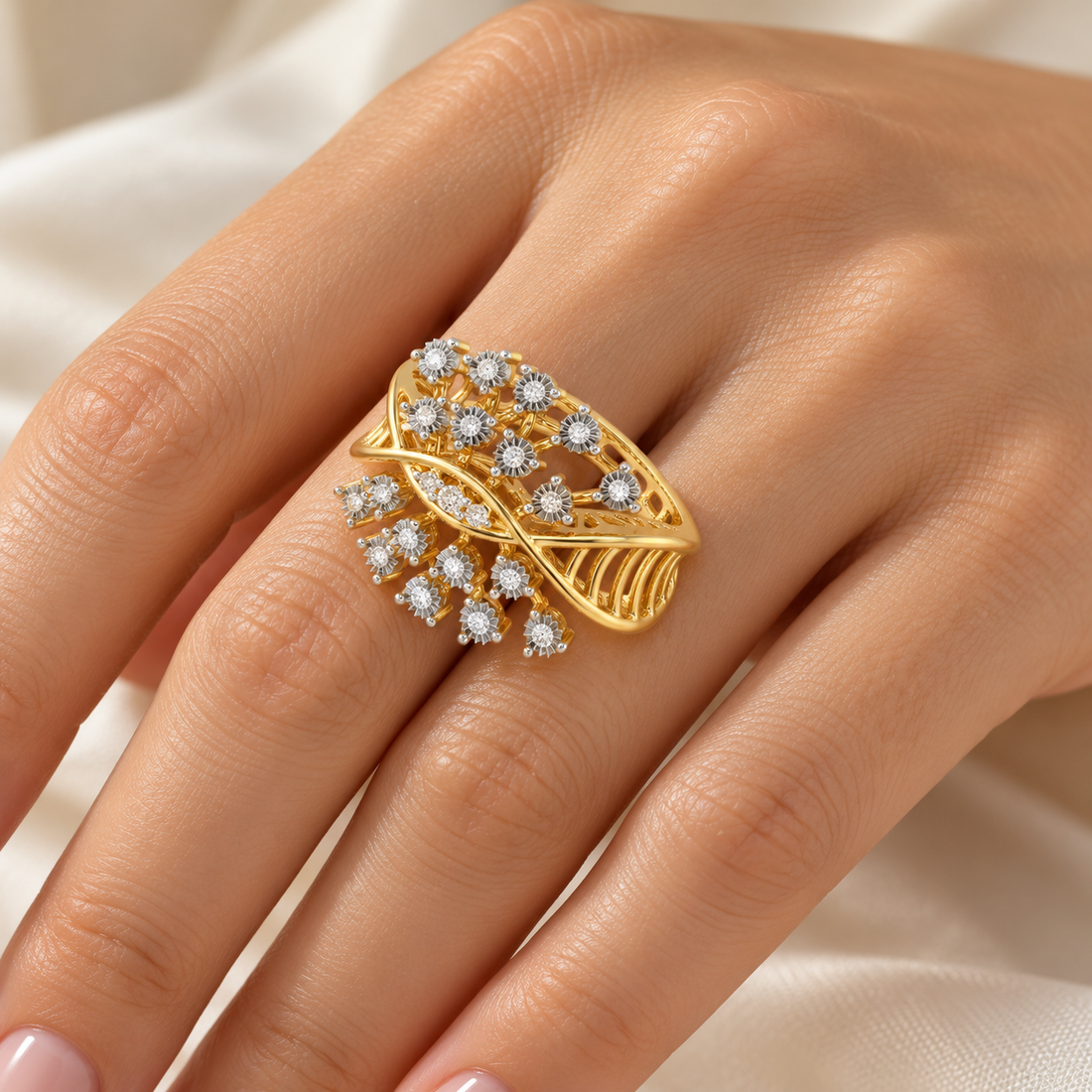 Amazing Glow Silver Ring
