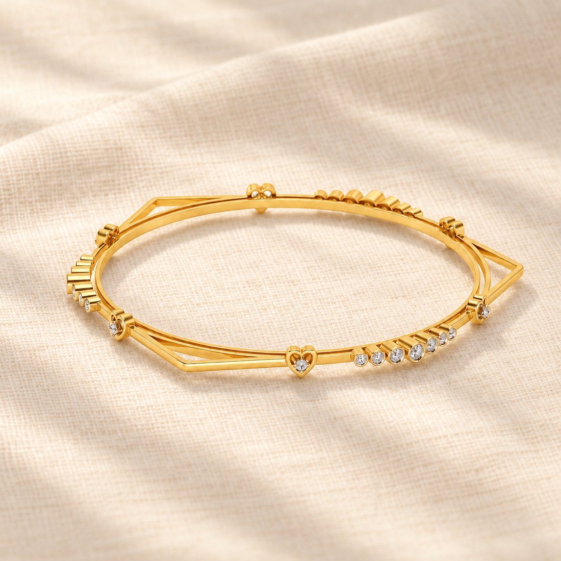 Antares Silver Bangles