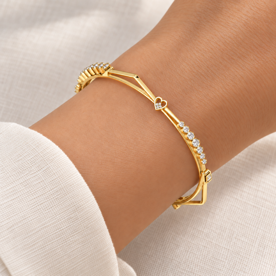 Antares Silver Bangles