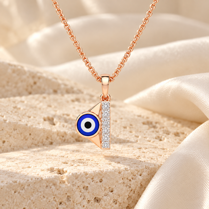 Aura of Protection Silver Pendant - Rose Gold - Aesthetic