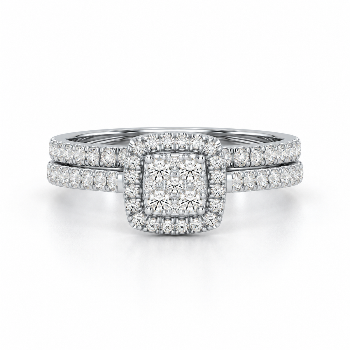 Bride Choice Silver Ring - White Gold Aesthetic