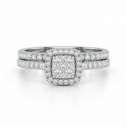 Bride Choice Silver Ring - White Gold Aesthetic