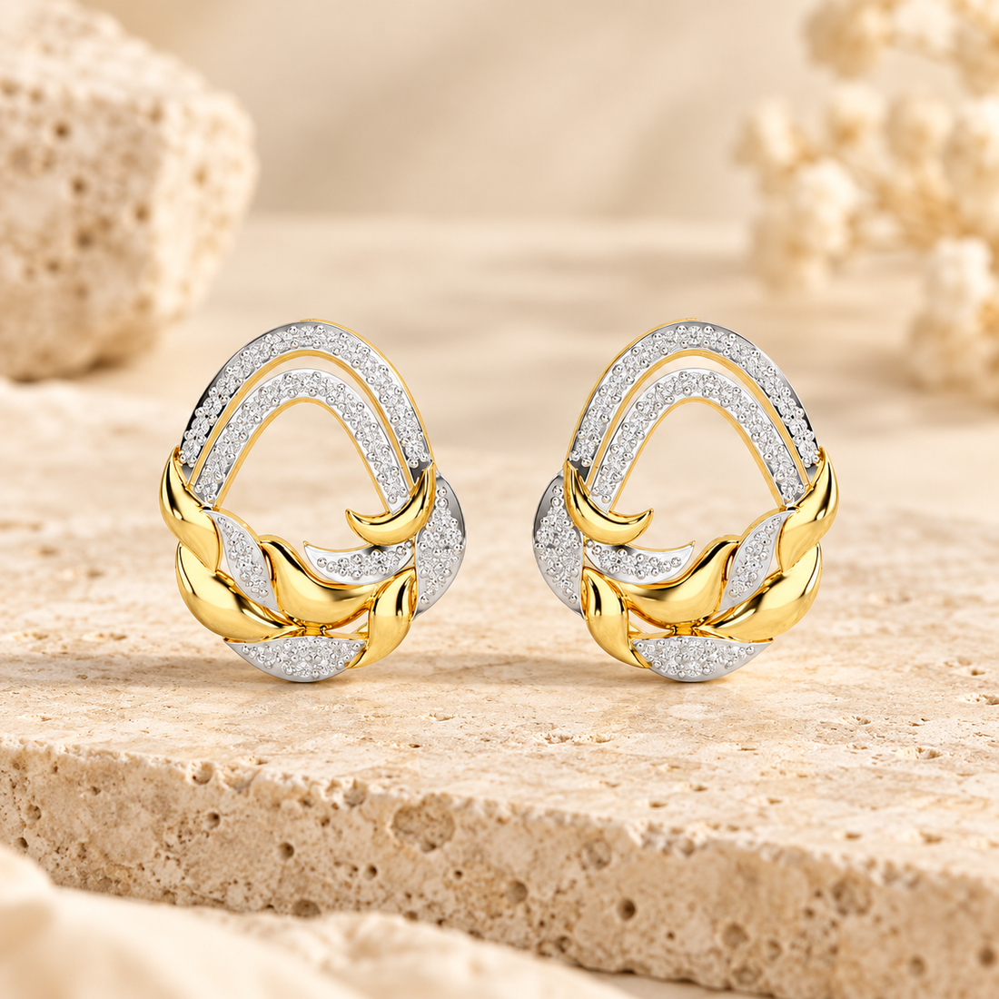 Brilliant Aurora Silver Earrings