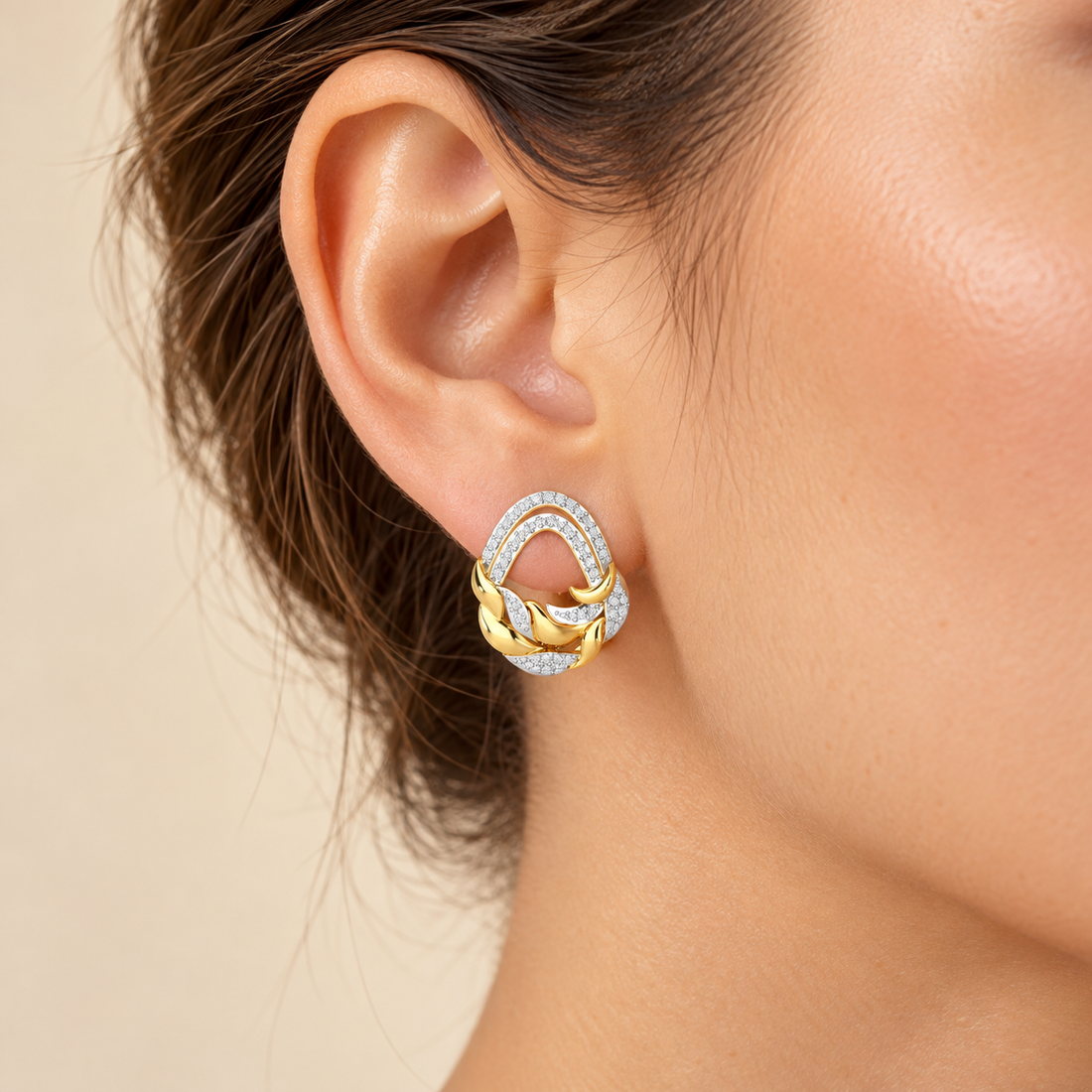 Brilliant Aurora Silver Earrings