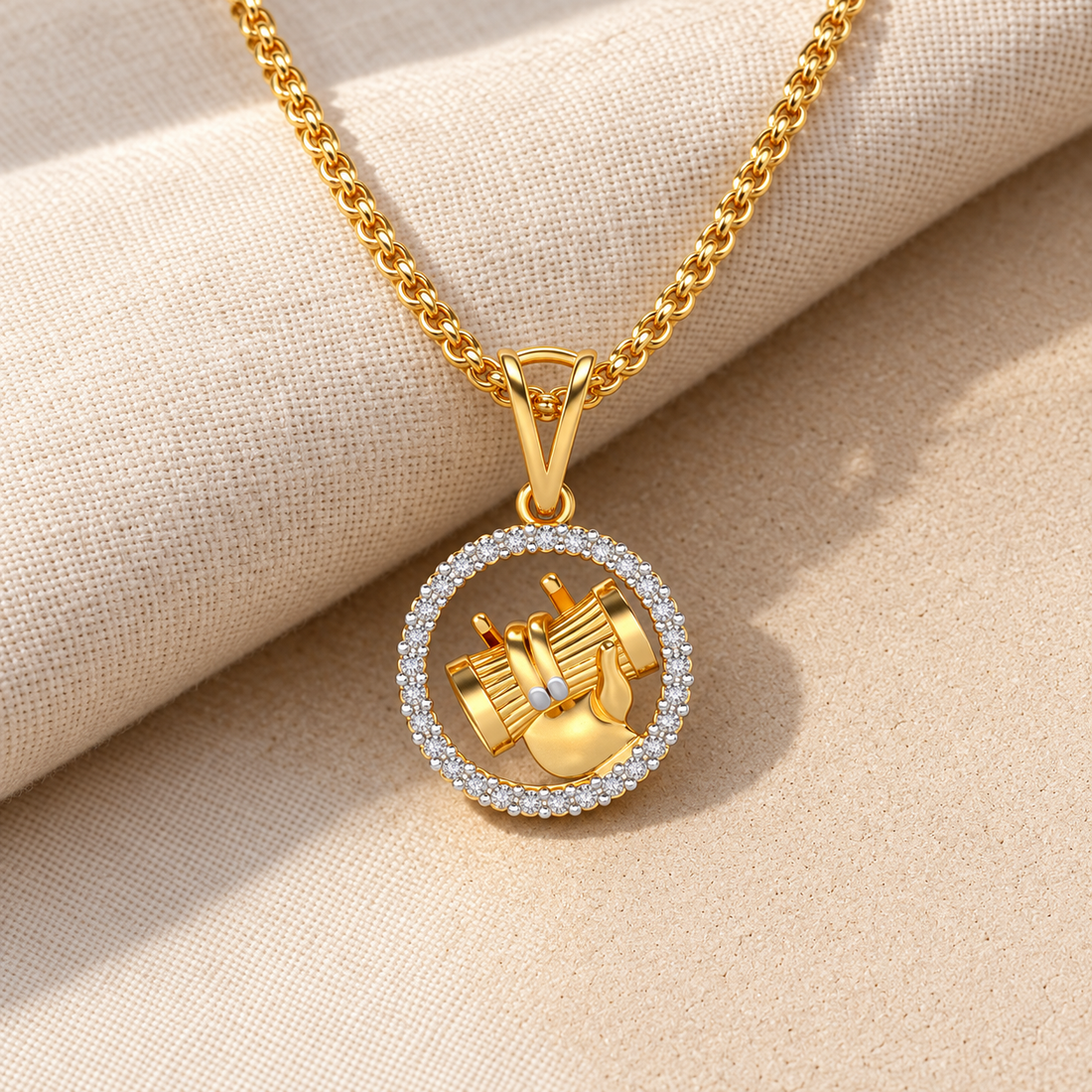 Care Silver Pendant