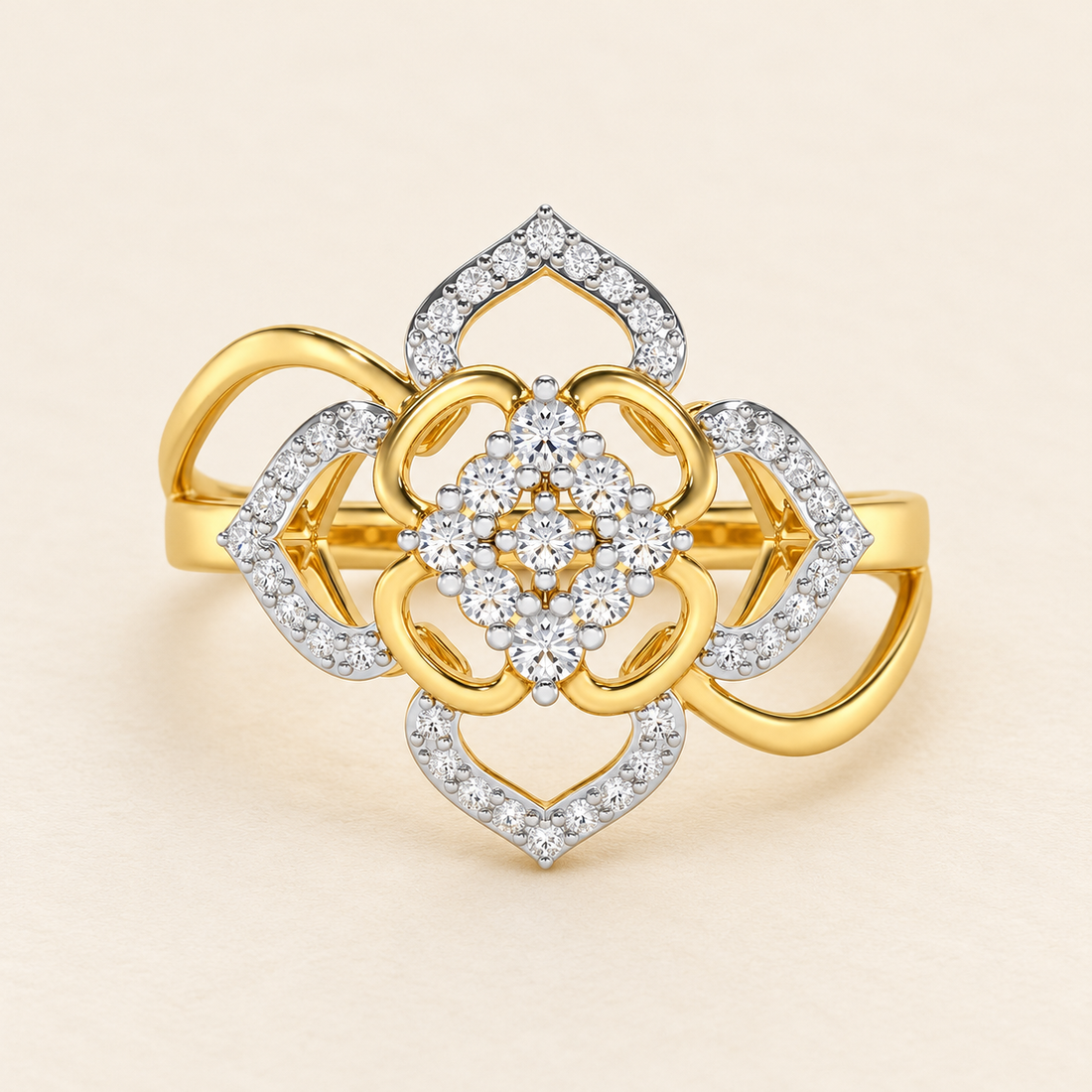 Chanting Shine Silver Ring