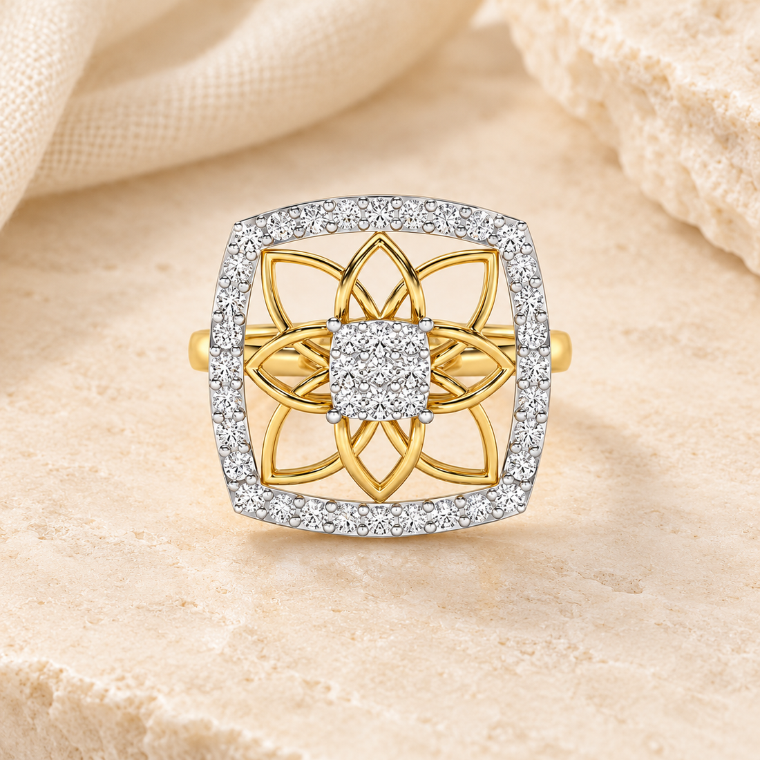 Chic Charm Silver Ring