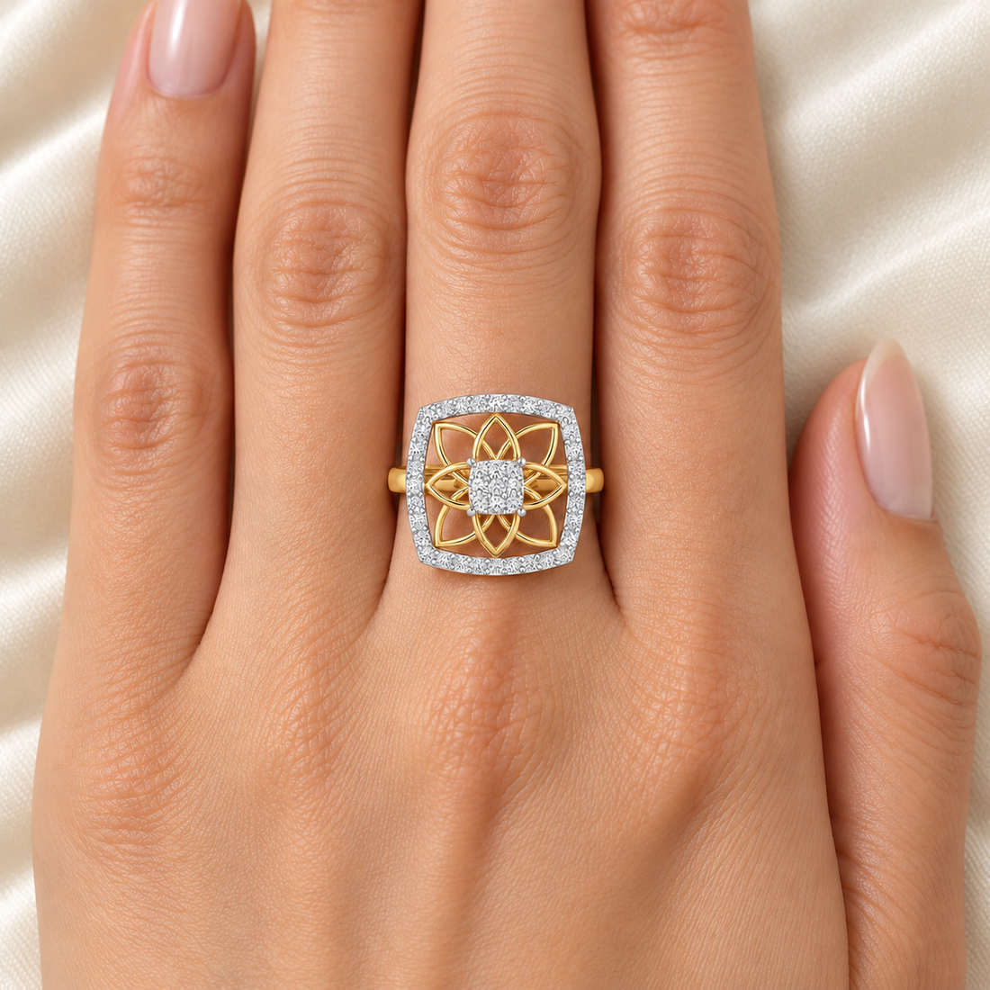 Chic Charm Silver Ring