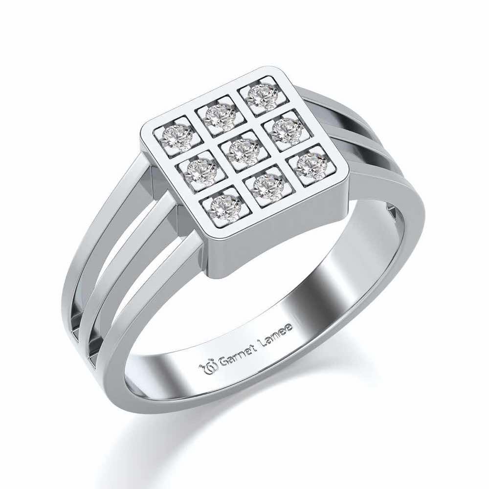 conclave Ring For Men - White Gold - Image 1