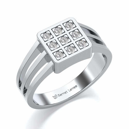 conclave Ring For Men - White Gold - Image 1