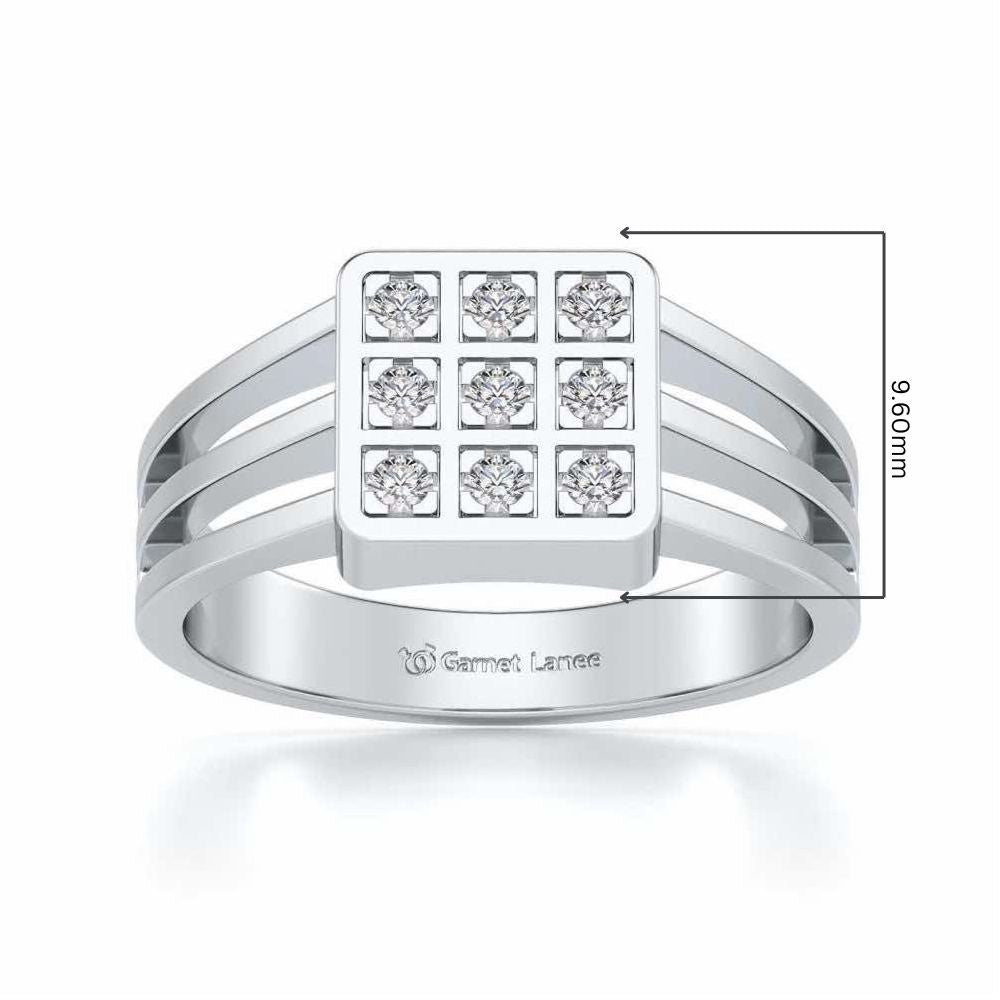 conclave Ring For Men - White Gold - Image 2