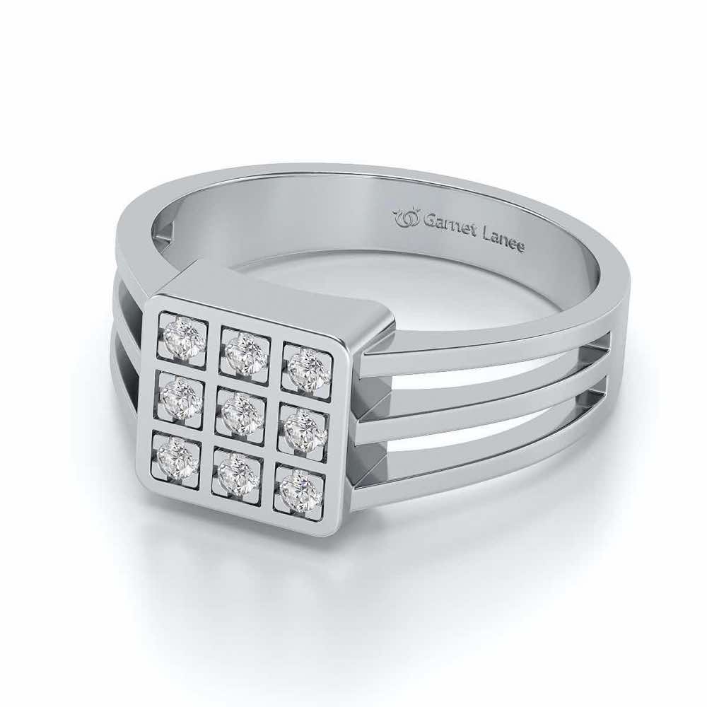 conclave Ring For Men - White Gold - Image 3