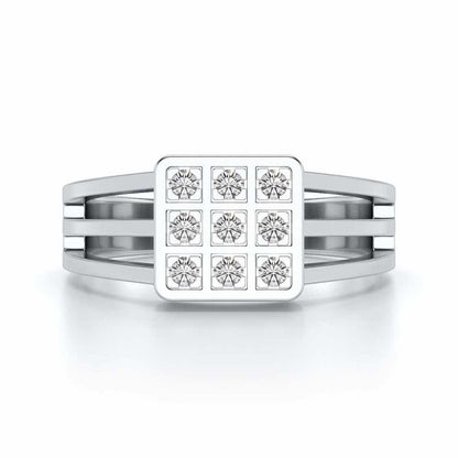 conclave Ring For Men - White Gold - Image 5