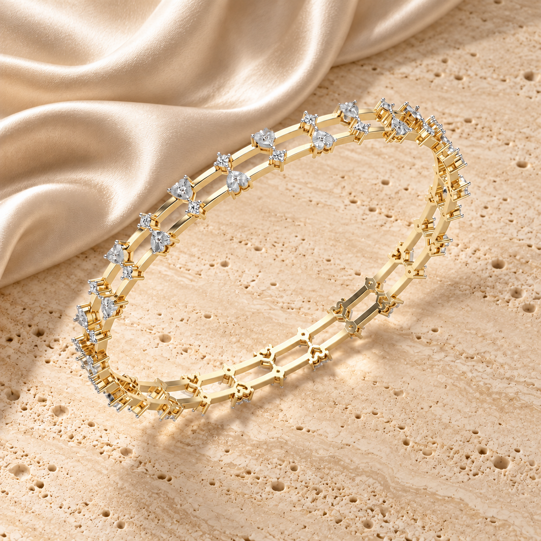 Dara Silver Bangles