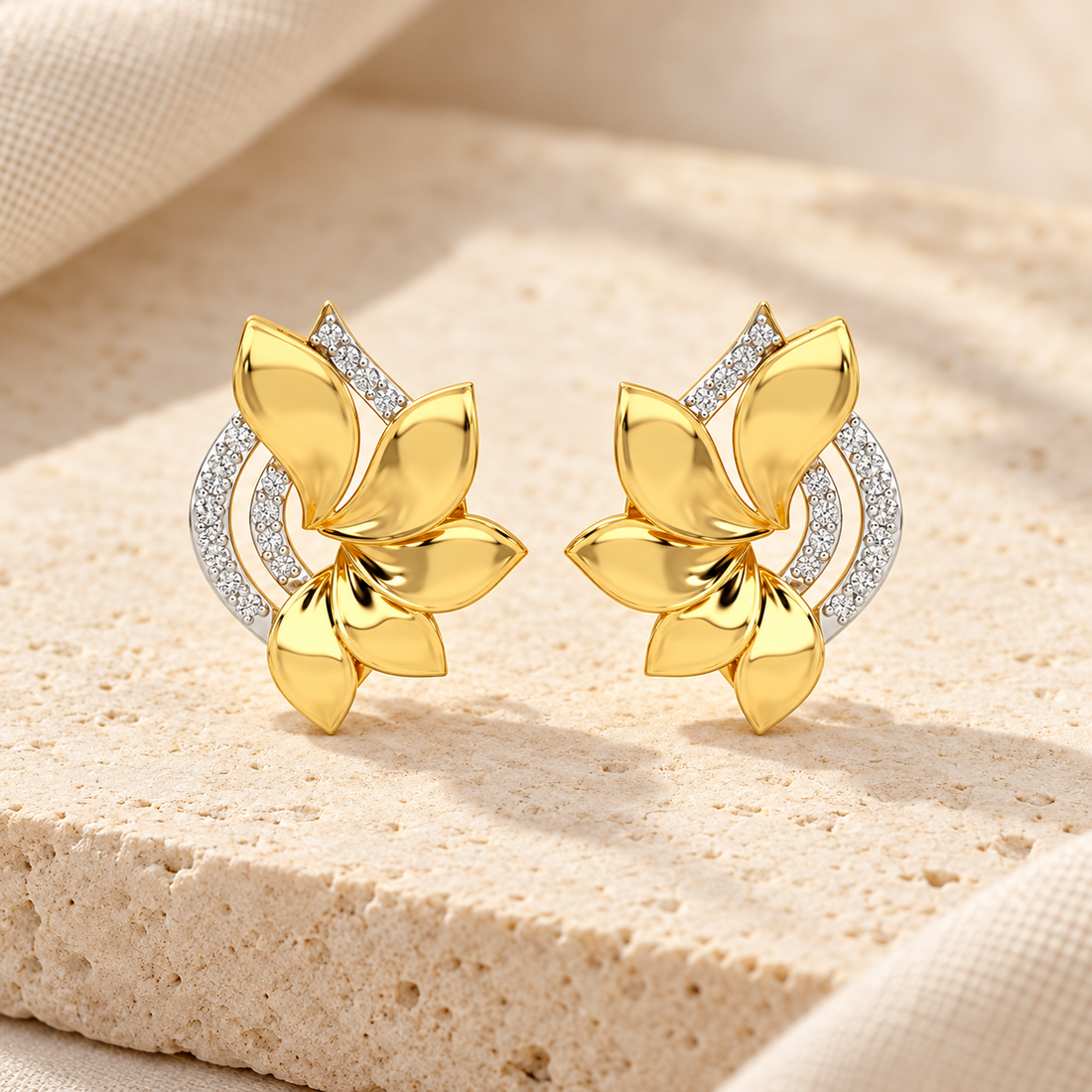 Dazzling Splendor Silver Earrings