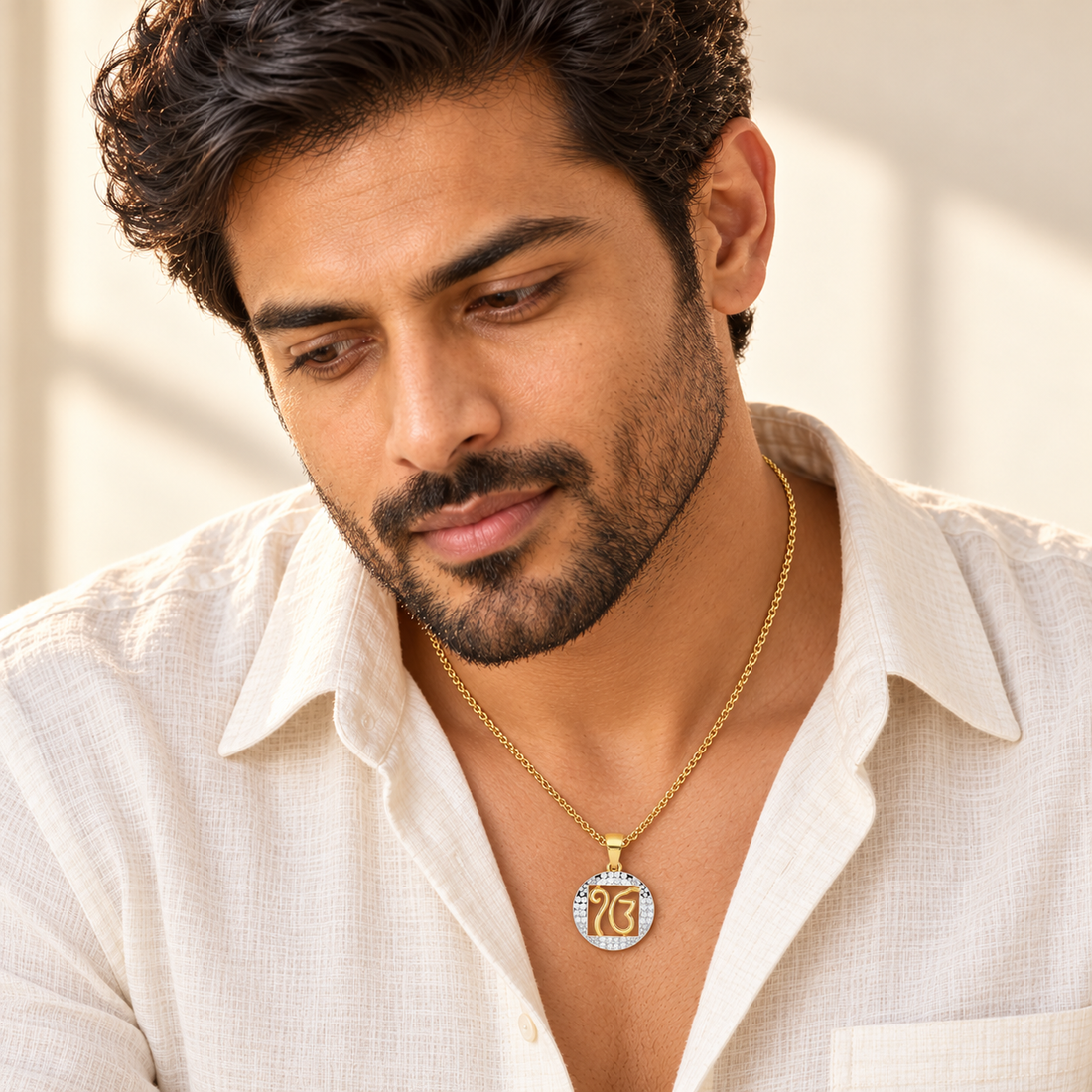 Ek Onkar Divine Silver Pendant