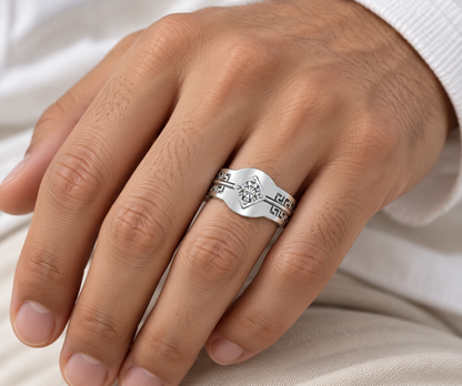 Advit Solitaire Ring For Men - Model