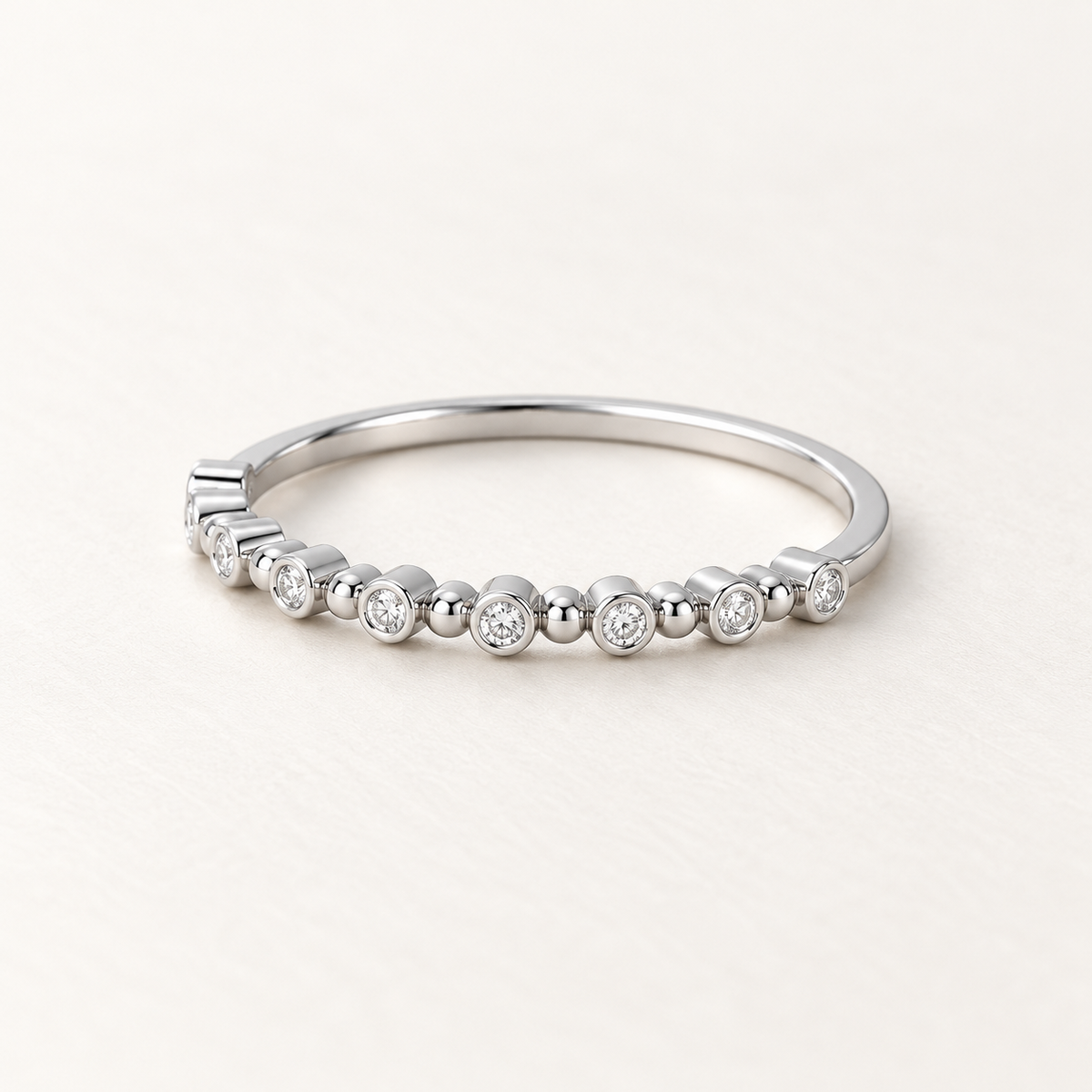 Cute Sheen Silver Ring - Aesthetic