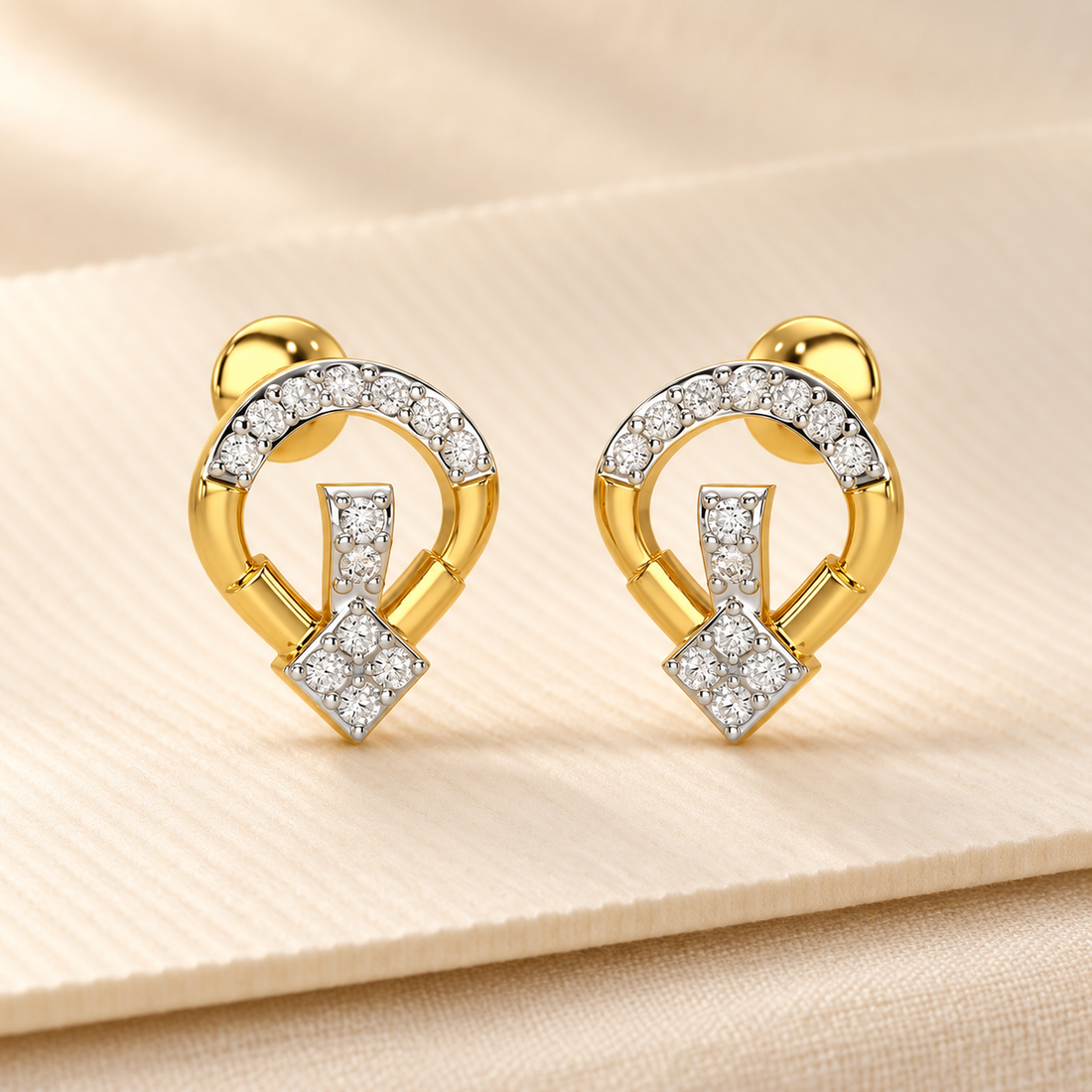 Fancy Fusion Silver Earrings