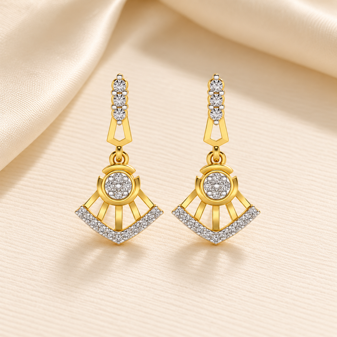 Phenonmenal Silver Earring Drops