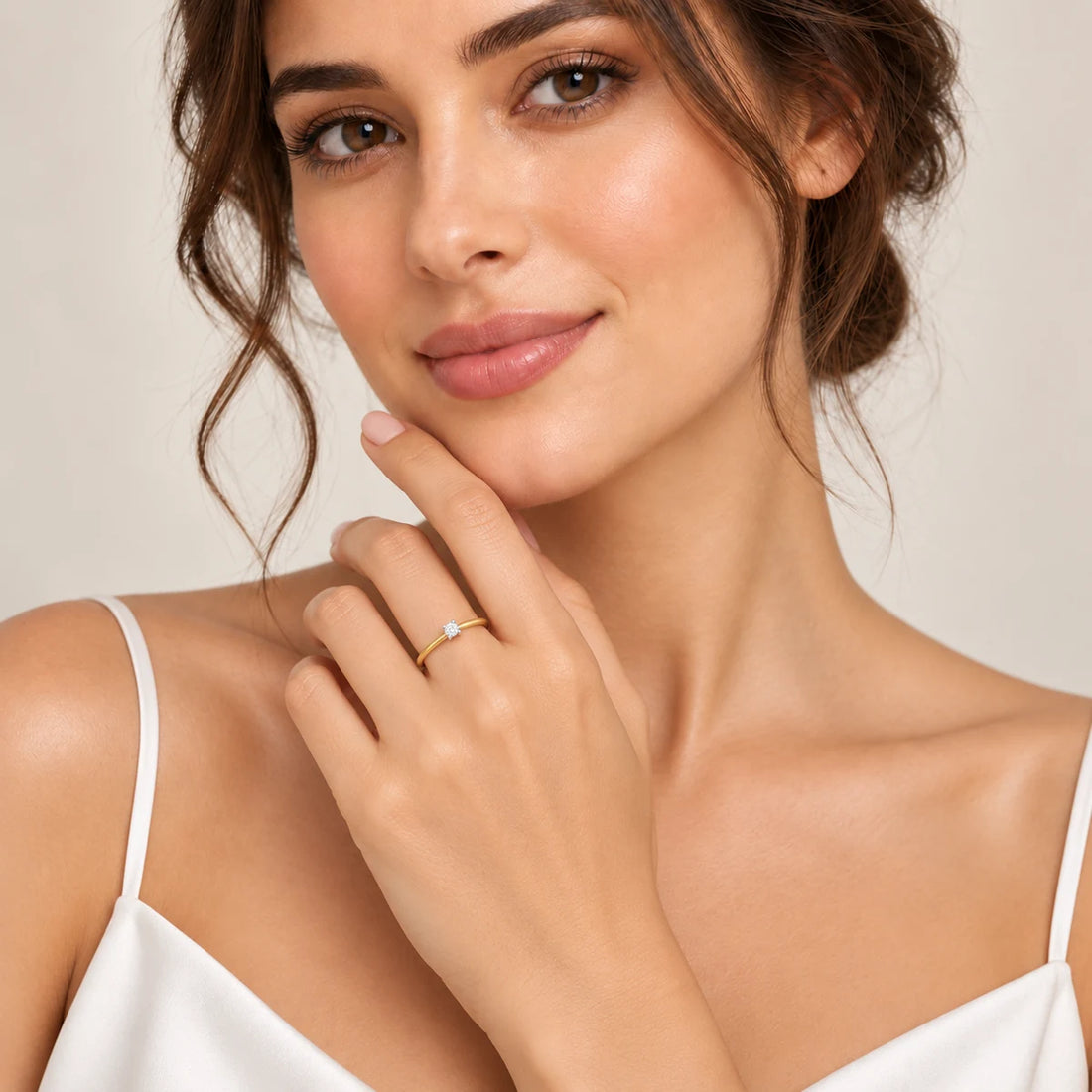 Divine Touch Silver Ring