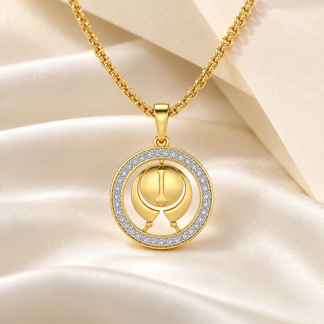 Ik Onkar Silver Pendant