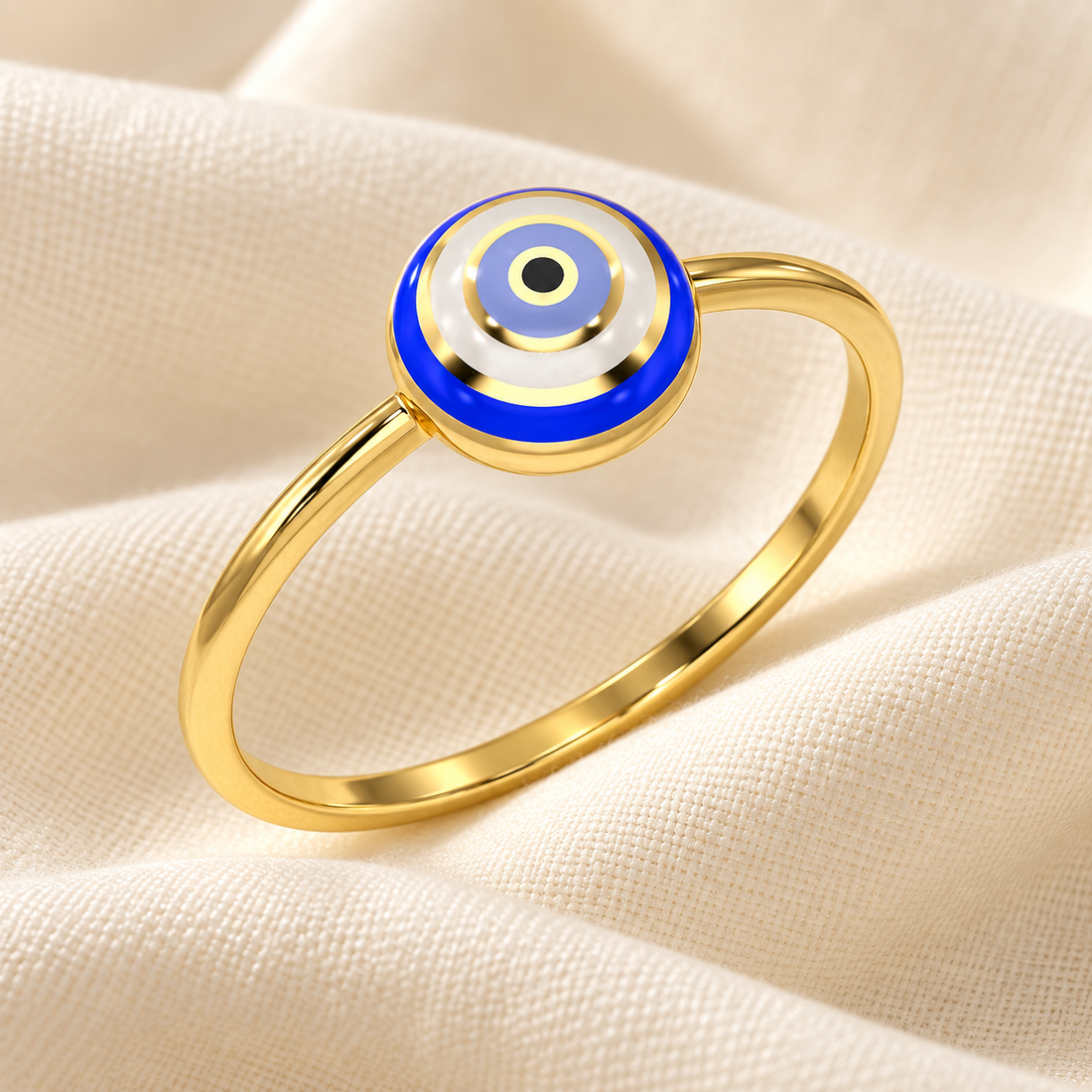 Isolde Evil Eye Silver Ring