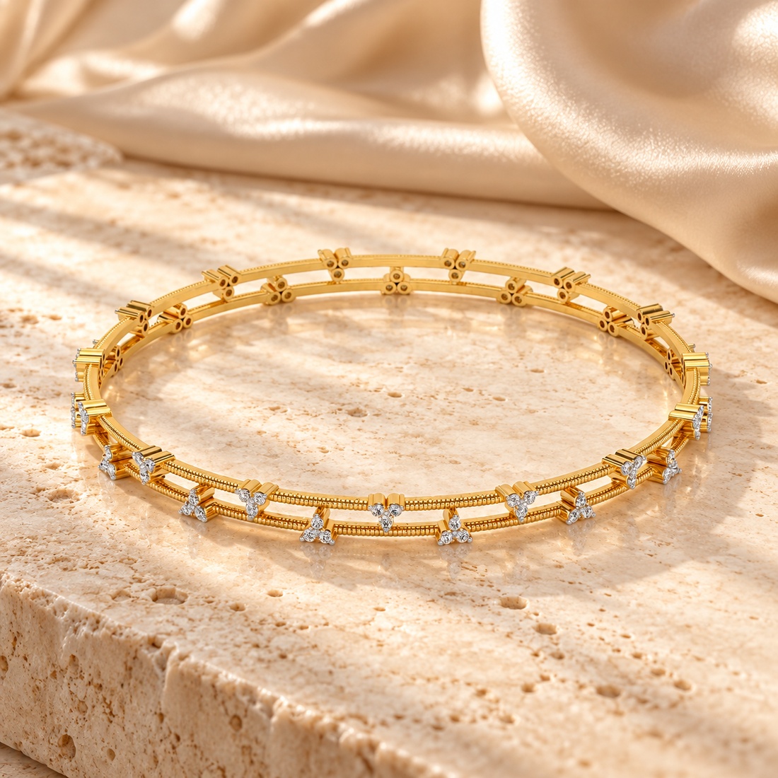 Itri Silver Bangles