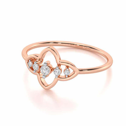 less Treasure Silver Ring - Rose Gold - Image 3