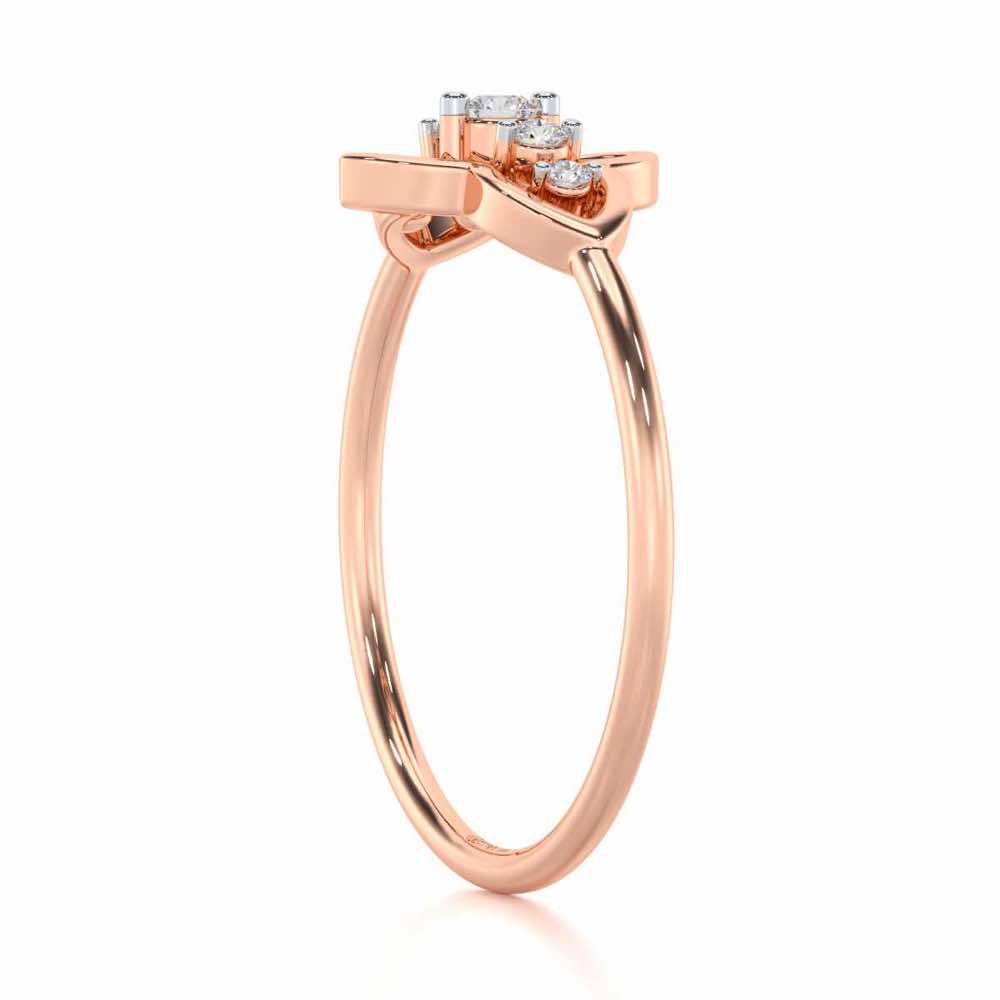 less Treasure Silver Ring - Rose Gold - Image 4