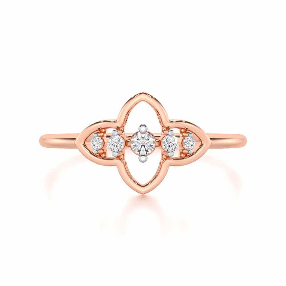 less Treasure Silver Ring - Rose Gold - Image 5