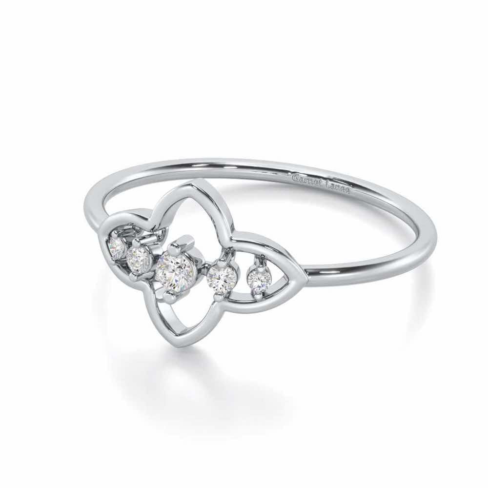 less Treasure Silver Ring - White Gold - Image 3