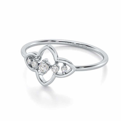 less Treasure Silver Ring - White Gold - Image 3