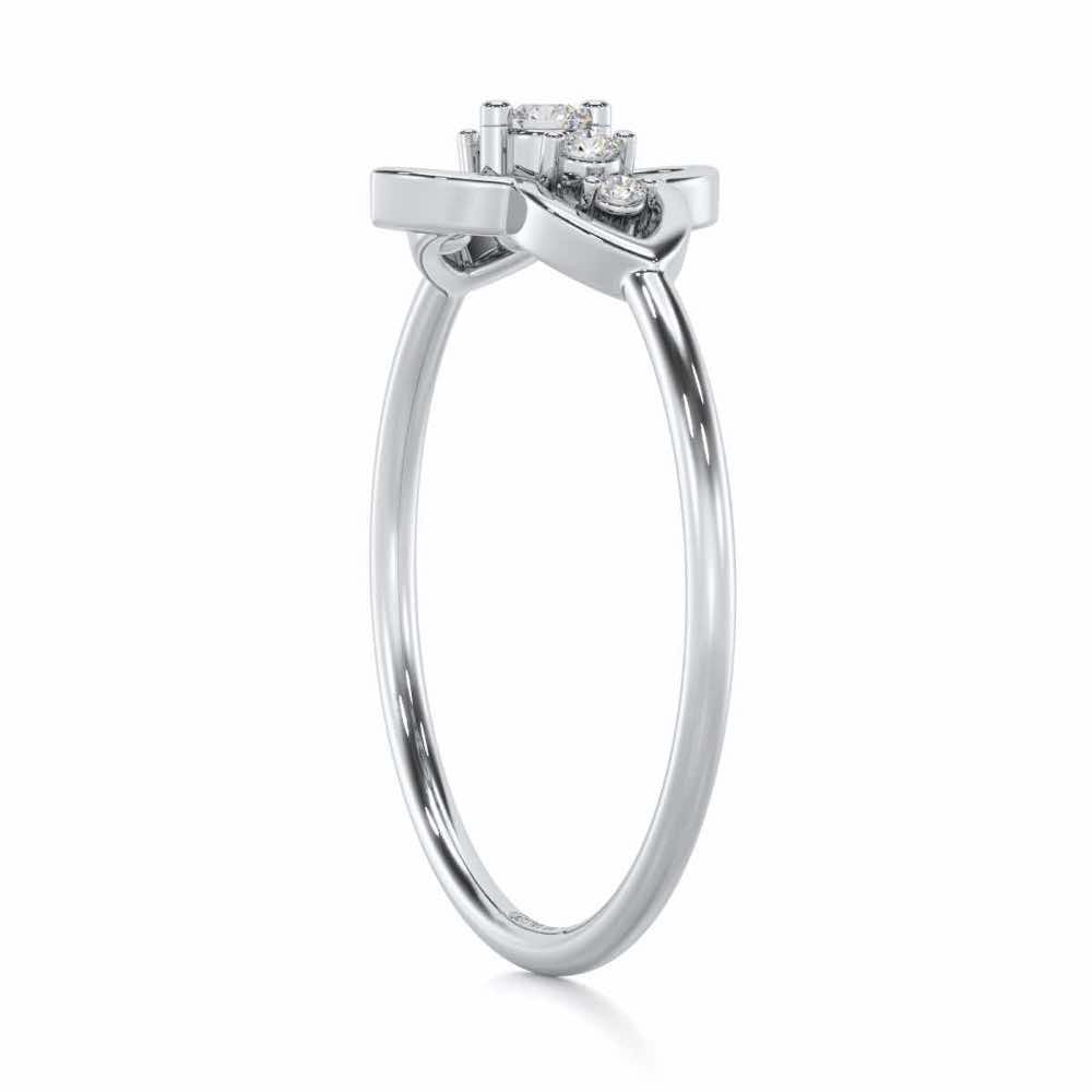 less Treasure Silver Ring - White Gold - Image 4