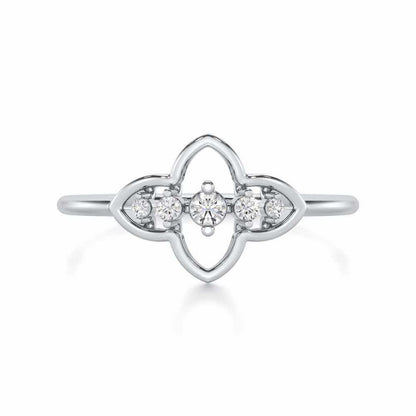 less Treasure Silver Ring - White Gold - Image 5