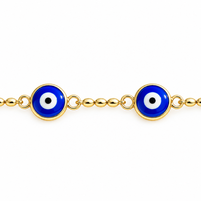 Nazar Charm Bracelet - Gold - Product 1