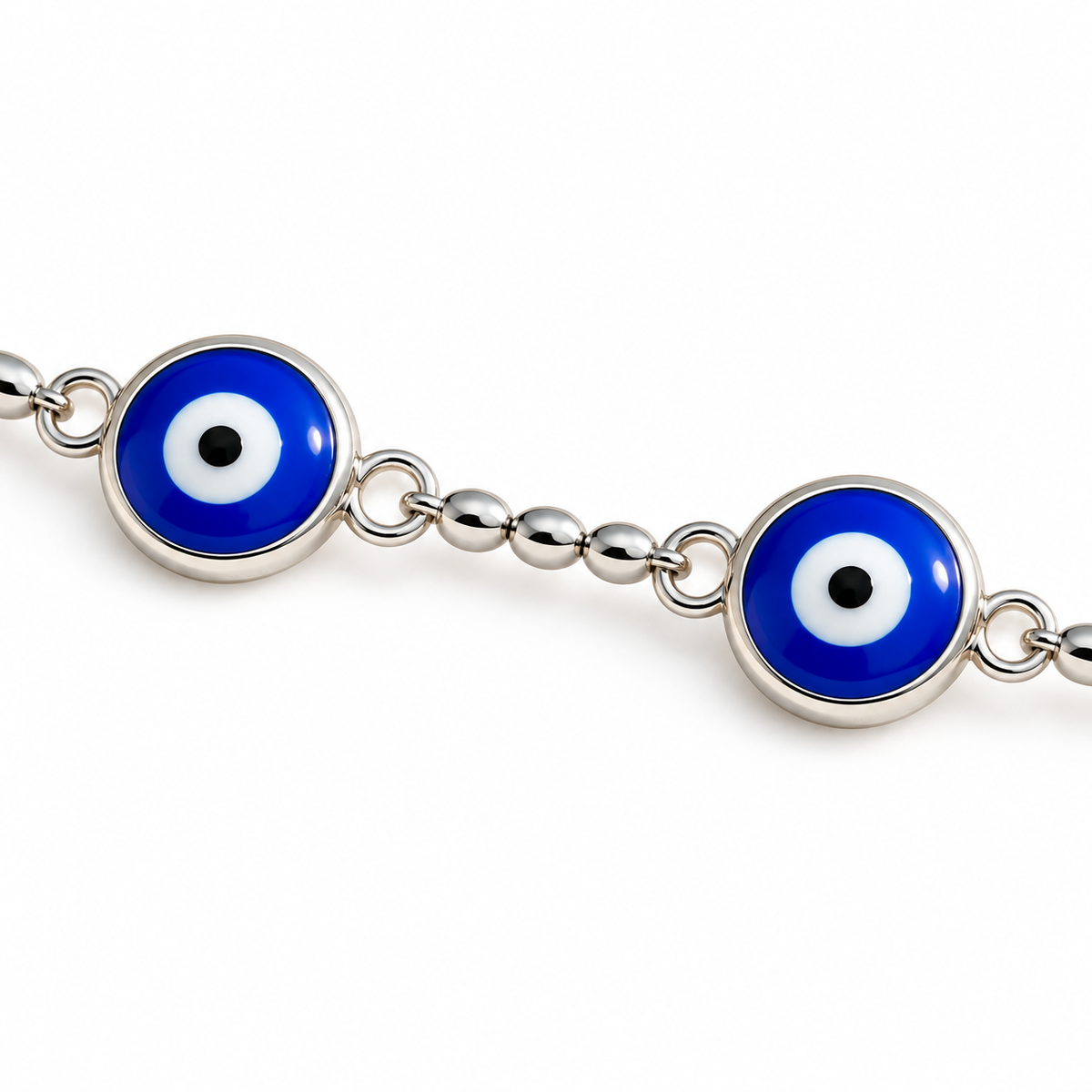 Nazar Charm Bracelet - Silver - Product 2