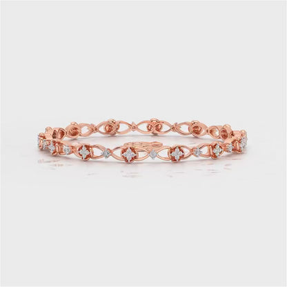Storyteller Silver Bangles - Rose Gold Video