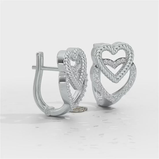 Stuck Hearts Silver Bali - White Gold Video