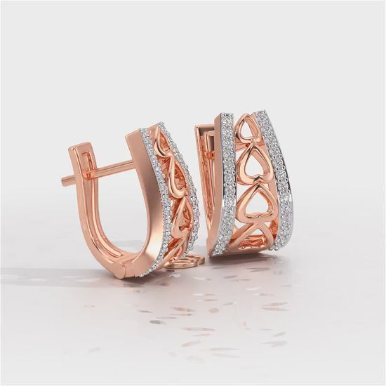 Heart Vein Silver Bali - Rose Gold Video