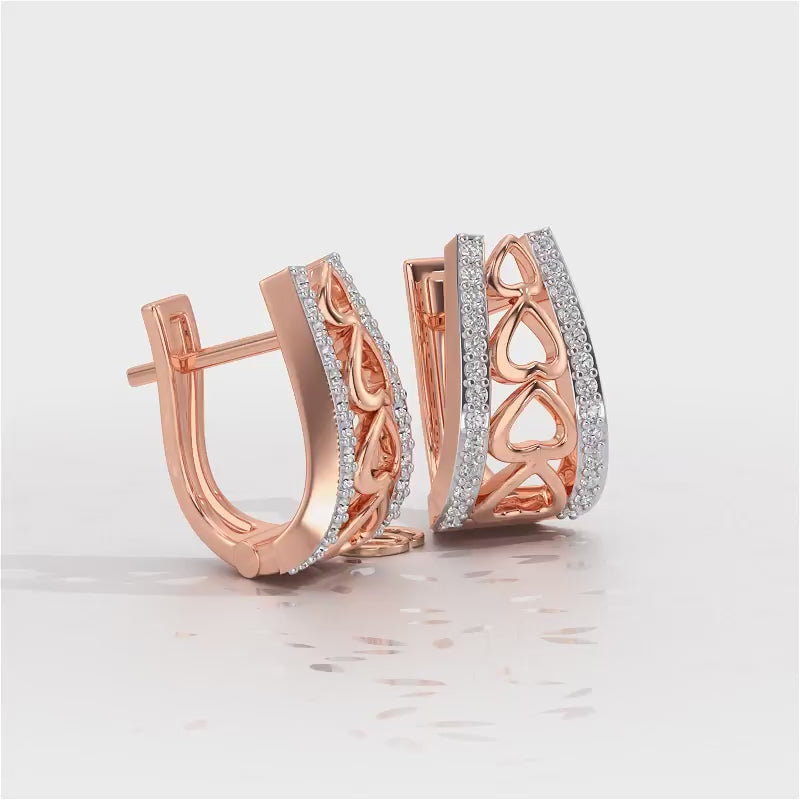 Heart Vein Silver Bali - Rose Gold Video